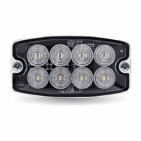 TLED-W48AG Dual Solid Color Directional LED Slim Surface Strobe Light – Amber / Green Strobe