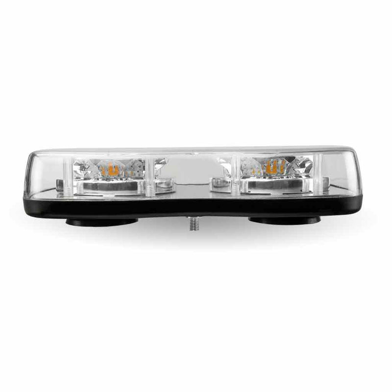 Permanent Mount 3 Flash Light Bar - 1440 LM (18 Diodes) STROBE Light Gray