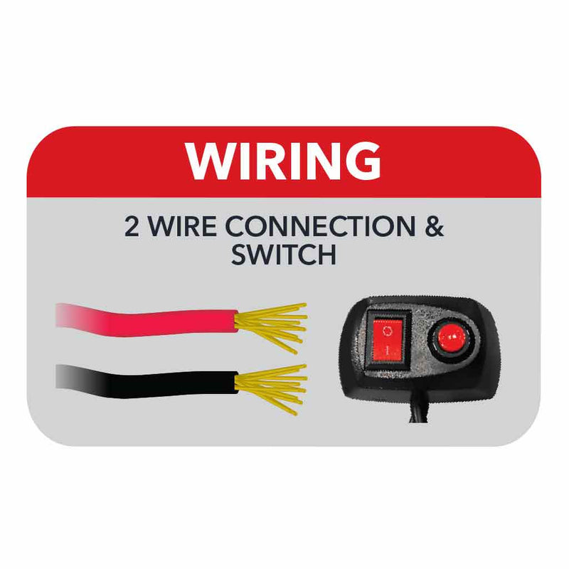 Permanent Mount 3 Flash Light Bar - 1440 LM (18 Diodes) STROBE Light Gray