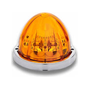 Watermelon (Starburst) light LED with Tower Bulb & Lock Ring (Choose color) Watermelon Light Amber Goldenrod