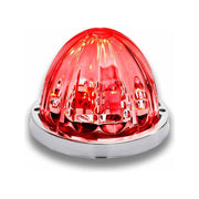 Watermelon (Starburst) light LED with Tower Bulb & Lock Ring (Choose color) Watermelon Light Clear Red Gray