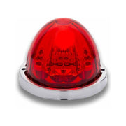 Watermelon (Starburst) light LED with Tower Bulb & Lock Ring (Choose color) Watermelon Light Red Light Gray
