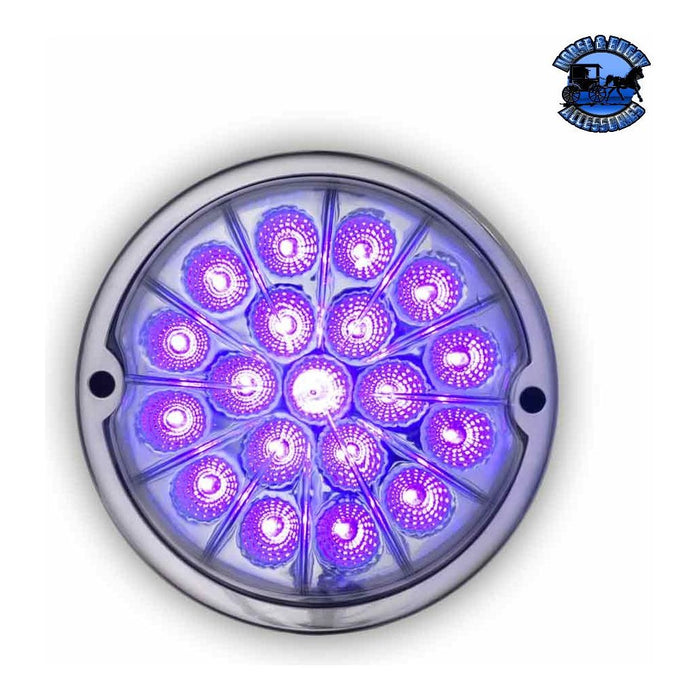 Thistle Dual Revolution Red/Purple Watermelon LED with Reflector Cup & Lock Ring (19 Diodes) tled-wxrp watermelon sealed led