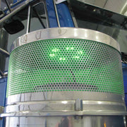 8" Star Green LED for 15" Donaldson & Vortox Air Breather (24 Diodes) Air Cleaner Dim Gray