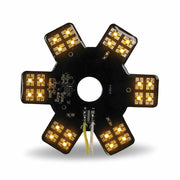 TLED-X3A 5" Star Amber LED for 13" Donaldson Air Breather (24 Diodes) Air Cleaner Tan