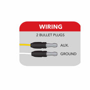 TLED-X3R 5" Star Red LED for 13" Donald. Air Breather (24 Diodes) Air Cleaner Light Gray