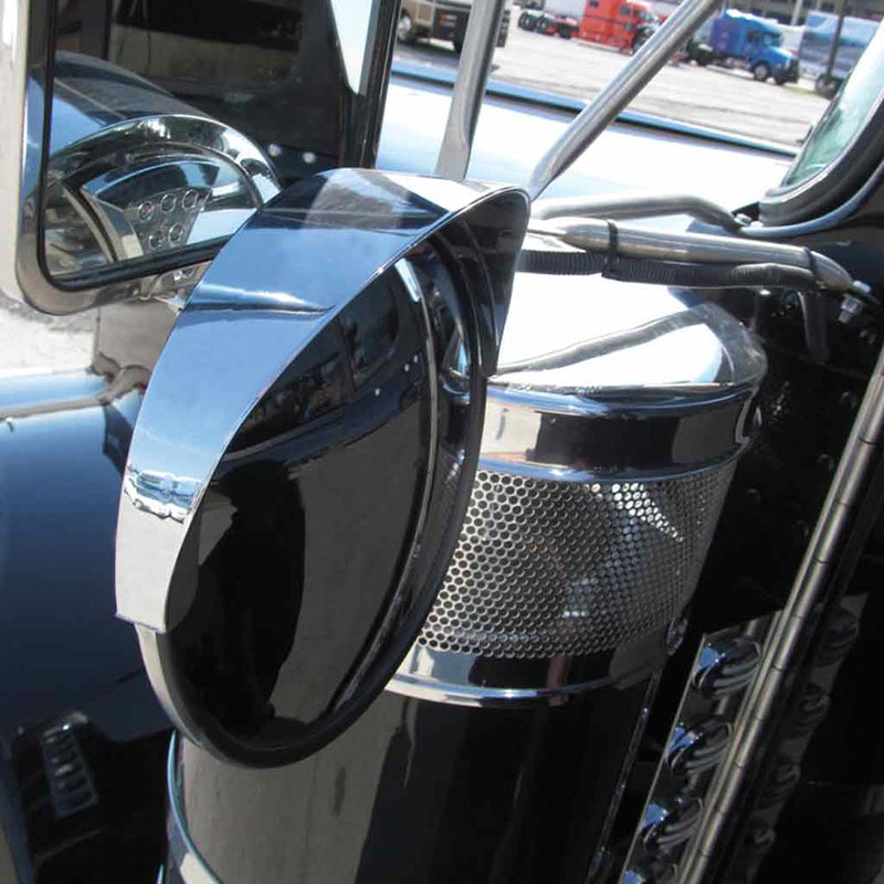 TM-2000 8″ Convex Mirror Visor Mirror Dark Slate Gray