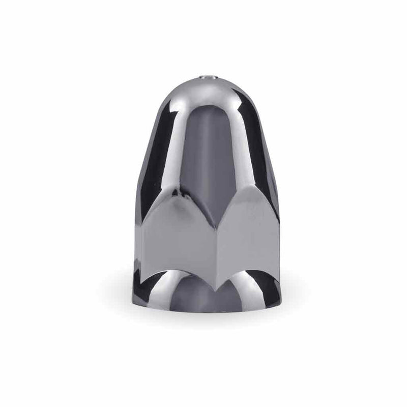 TNUT-B2 1 1/2″ Push On Nut Cover with Flange – Chrome ABS Plastic NUT COVER Light Slate Gray