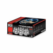 TNUT-C1 Complete Nut Cover Kit – 33mm Push On Nut Covers with Flange – 60 Nut Covers NUT COVER Dark Slate Gray