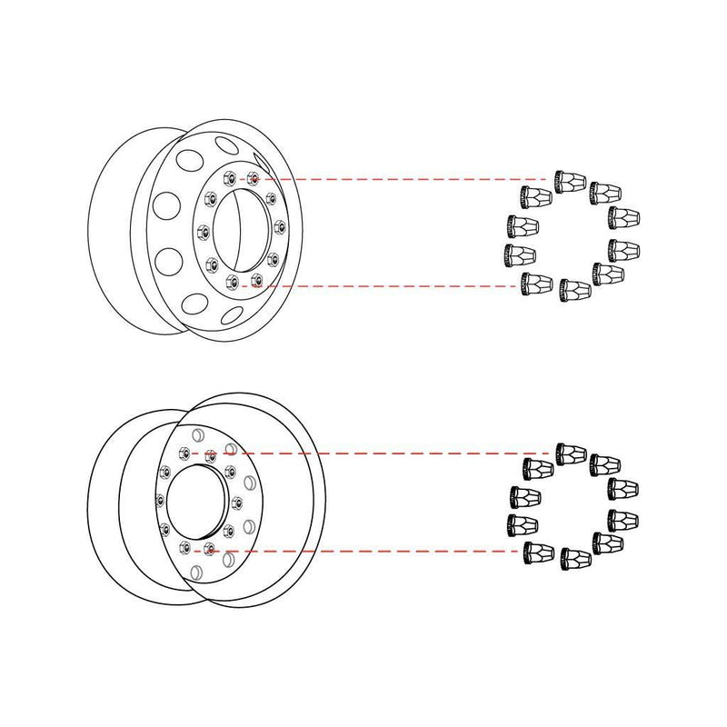 TNUT-C1 Complete Nut Cover Kit – 33mm Push On Nut Covers with Flange – 60 Nut Covers NUT COVER Lavender