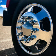 TNUT-C1 Complete Nut Cover Kit – 33mm Push On Nut Covers with Flange – 60 Nut Covers NUT COVER Black