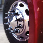 TNUT-C4 Complete Nut Cover Kit – 33mm Pointed Threaded Nut Covers with Flange | 60 Nut Covers NUT COVER Dark Slate Gray