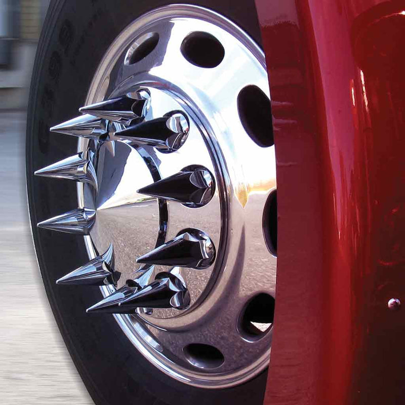 TNUT-C4 Complete Nut Cover Kit – 33mm Pointed Threaded Nut Covers with Flange | 60 Nut Covers NUT COVER Dark Slate Gray