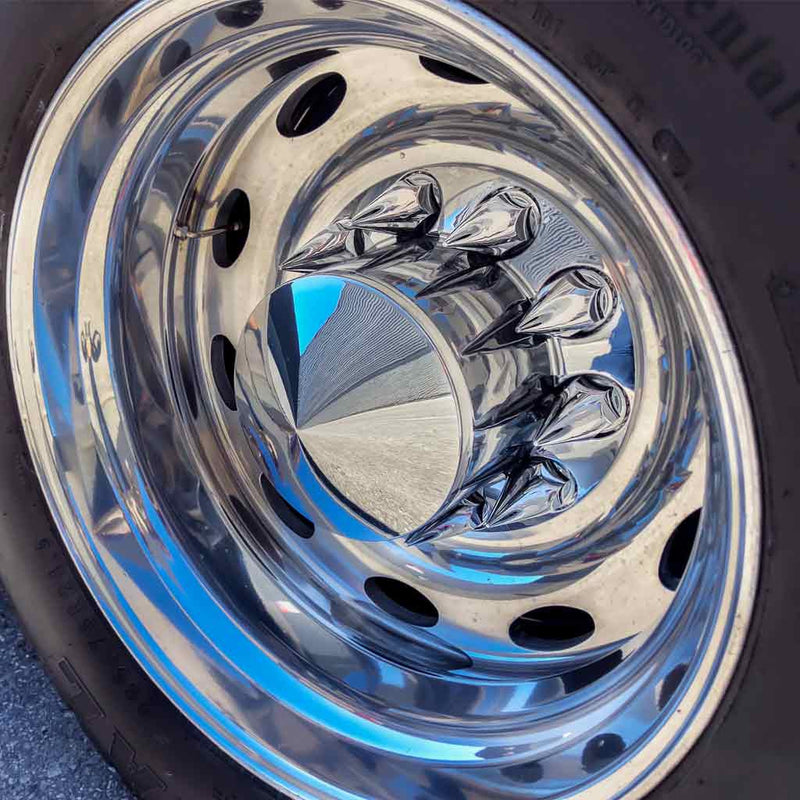 TNUT-C4 Complete Nut Cover Kit – 33mm Pointed Threaded Nut Covers with Flange | 60 Nut Covers NUT COVER Dark Slate Gray