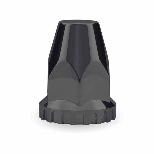 Dark Slate Gray TNUT-F2TB 33mm Black Threaded Nut Cover with Flange – Chrome ABS Plastic NUT COVER