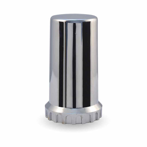 Gray TNUT-F2TL 33mm Threaded Long Nut Cover with Flange – Chrome ABS Plastic NUT COVER