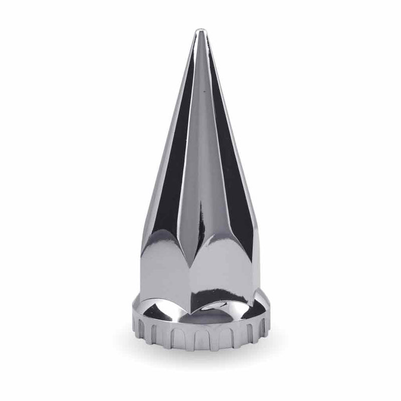 TNUT-P1 33mm Pointed Threaded Nut Cover with Flange – Chrome ABS Plastic NUT COVER Dark Gray