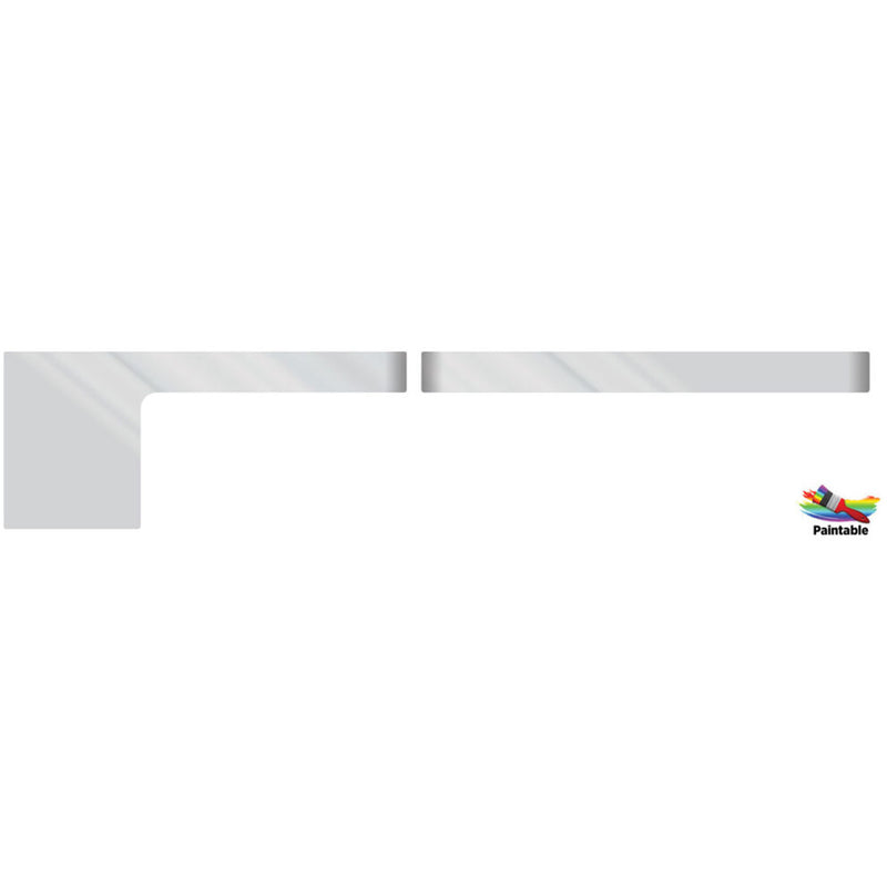 TP-1008 Peterbilt 379 Paintable Aluminum "Southern Style" 6" Deep Cowl Light Gray