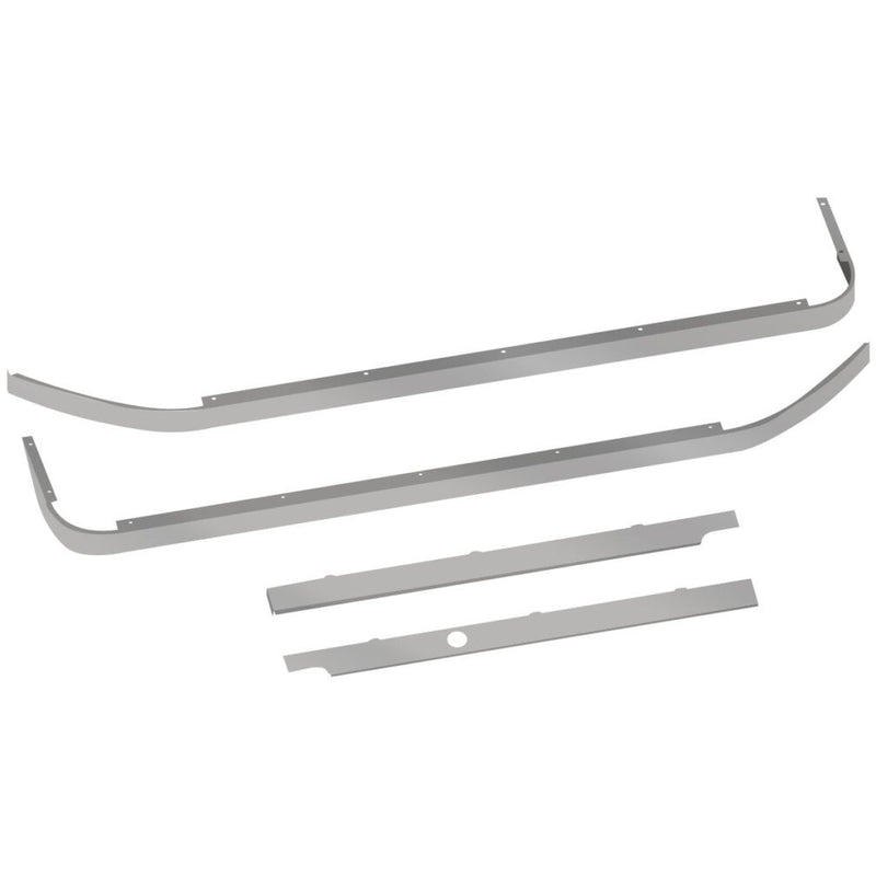 TP-10118 Peterbilt 579 Blank, Cab & 63" Sleeper Panel Kit with Block Heater Hole (2013+) Dark Gray