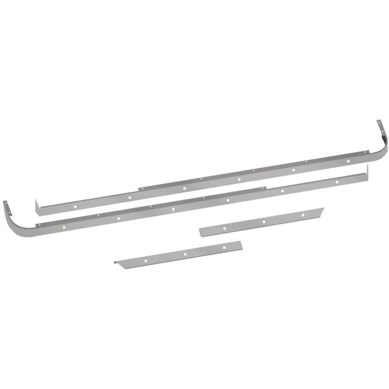 TP-10149 Peterbilt 579 Cab, 72" Sleeper & Extension Panel Kit for Short Hood Models & Cab Exhaust with 18 Slotted Light Holes - No Blockheater Hole Dark Gray