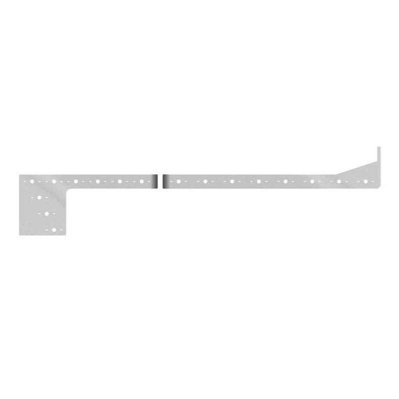 TP-1064 Peterbilt 379 Stainless Steel “Southern Style” 6" Cowl, Cab, 70" Sleeper & Extension Kit with 34 Slotted Light Holes Light Gray