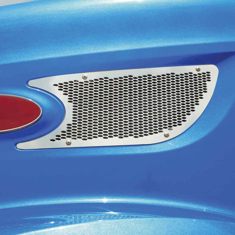 TP-1128 Peterbilt 587 Air Intake Grille - Sold in Pairs (2011+) Steel Blue