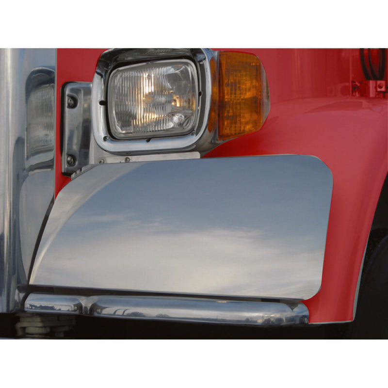 TP-1213 Peterbilt 367 Fender Guard for Forward Axle - Single Headlight SINGLE AXLE FENDER Dim Gray