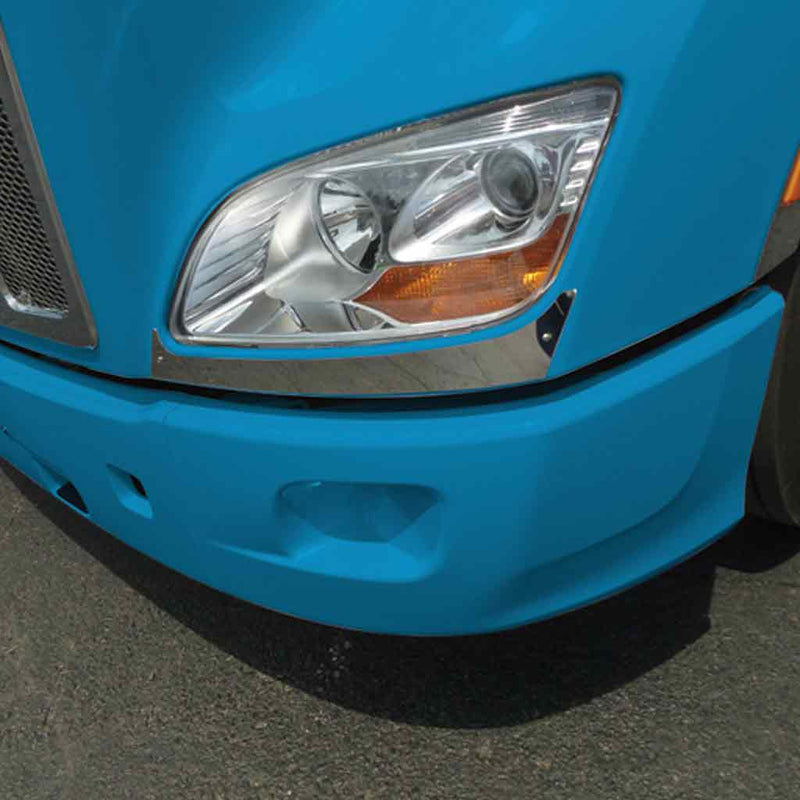 TP-1218 Peterbilt 579 Headlight Trim Dark Slate Gray
