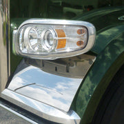 TP-1229 Peterbilt 567 Heritage Fender Guard (2016+) Headlight Fender Guards Light Gray