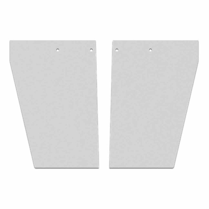 TP-1306 Peterbilt 379 Cowl Panel with 8 Slotted Light Holes Cowl Panel Light Gray