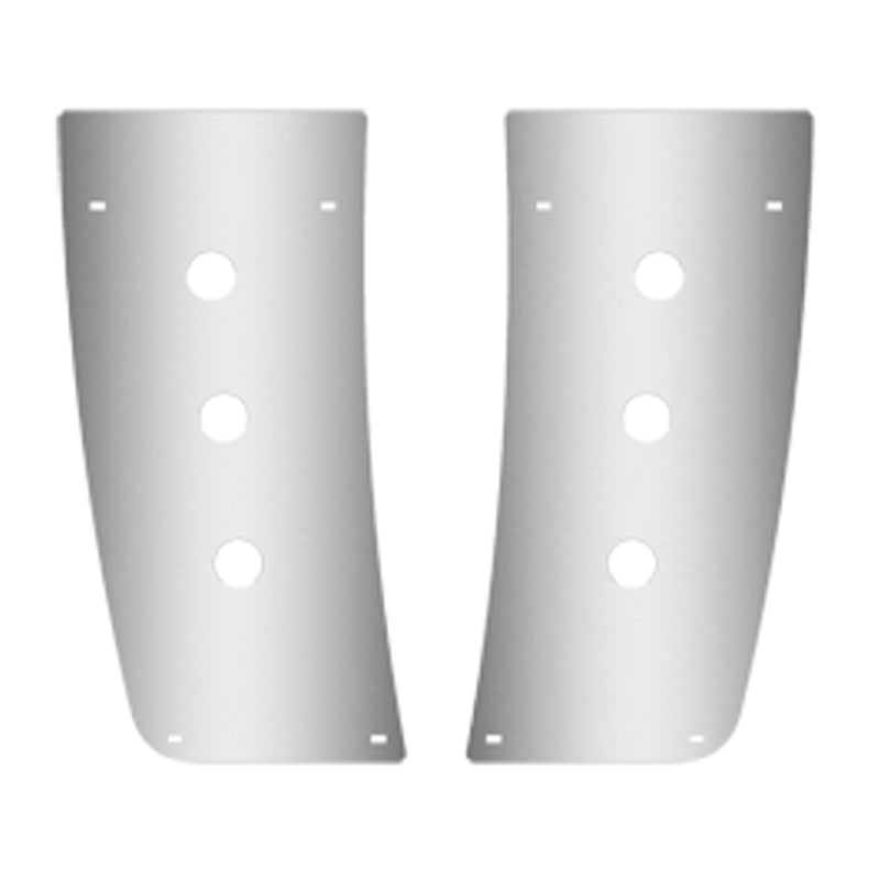 TP-1311 Peterbilt 389 Cowl Panel with 8 x 2" Light Holes" Cowl Panel Light Gray