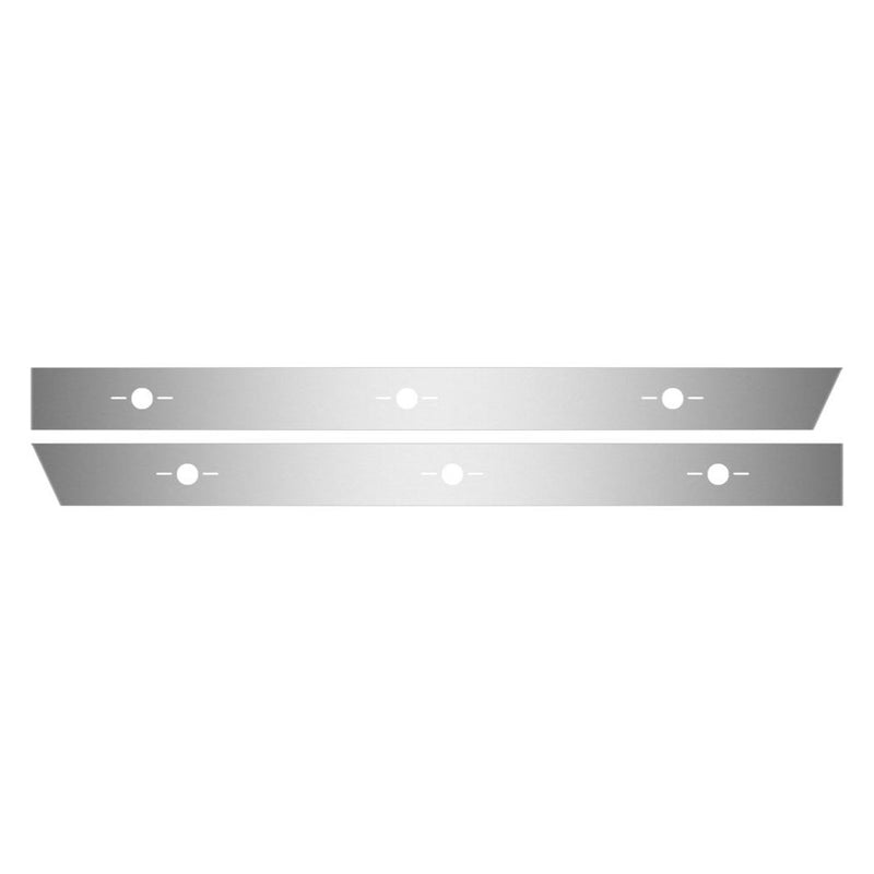 TP-1342 Peterbilt 389 Deluxe Cab Panel with 6 Slotted Light Holes CAB PANEL Light Gray