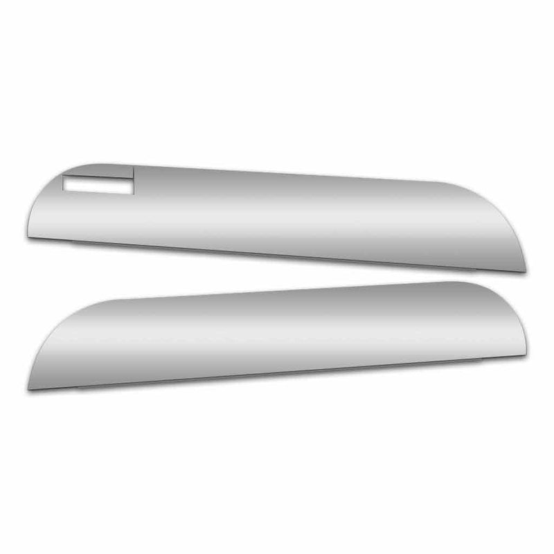 TP-1446 Peterbilt 330-389 5" Chop Top Window Panel - Cab Mounted Mirror (All Years) WINDOW CHOP TOP Light Gray