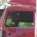 Dim Gray Peterbilt 5" Flange Chop Top Window - Cab Mounted Mirror - Paintable WINDOW CHOP TOP