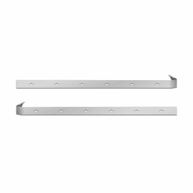 TP-1506 Peterbilt 379 70" Sleeper Panel with 12 Slotted Light Holes" SLEEPER PANEL Light Gray