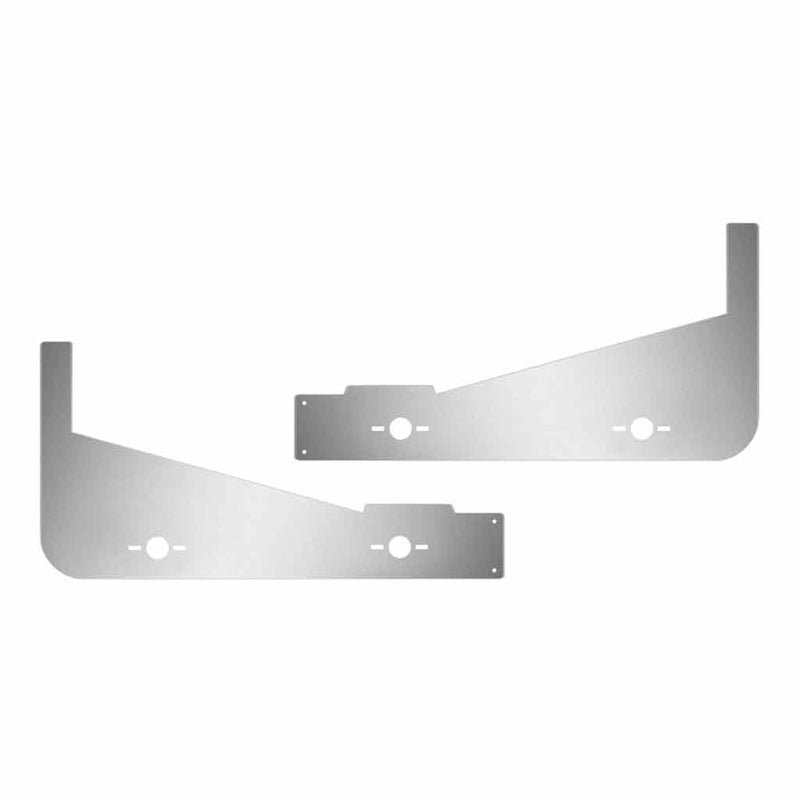 TP-15119 Peterbilt 389 63" Sleeper Extension Panel with 4 Slotted Light Holes (2014+) SLEEPER PANEL Light Gray