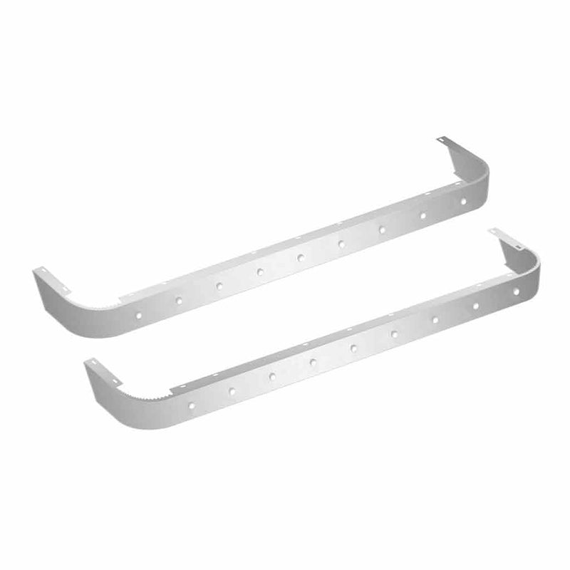 TP-15156 Peterbilt 389 63" Sleeper Panel with 18 x 3/4" Button Light Holes SLEEPER PANEL Light Gray