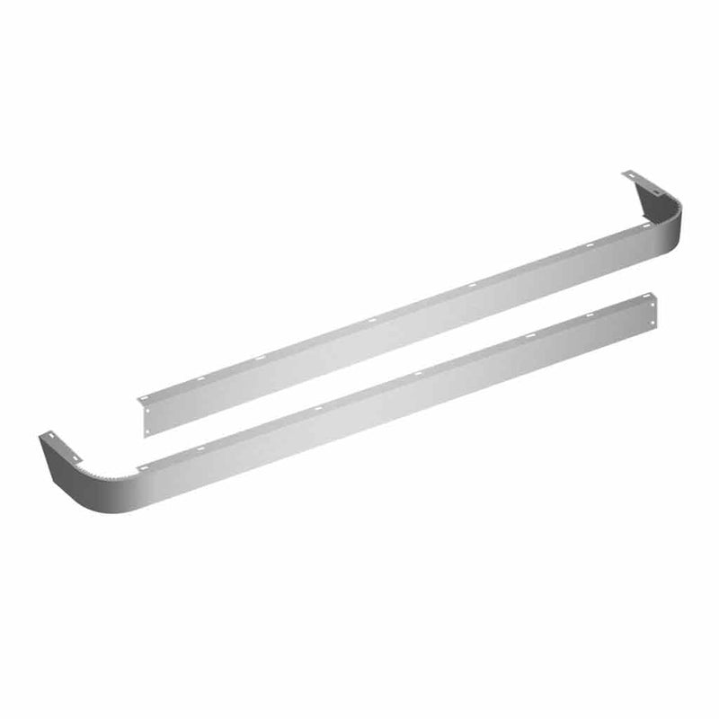 TP-15160 Peterbilt 389 72" Blank Sleeper Panel - Designed to Fit with Extender (2014+) SLEEPER PANEL Light Gray