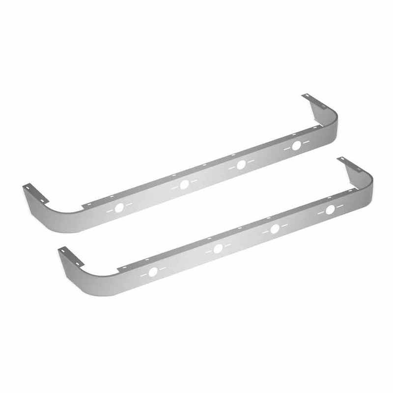 TP-15208 Peterbilt 389 72" Sleeper Panel with 8 Slotted Light Holes - No Extender (2018+) SLEEPER PANEL Gray