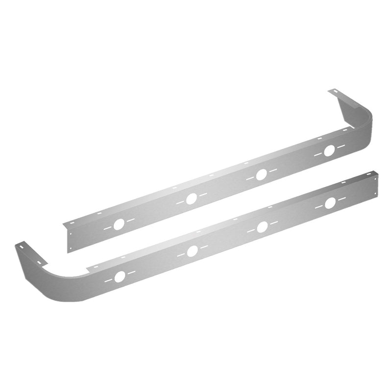 TP-1565 Peterbilt 389 63" Sleeper Panel for Extender with 8 Slotted Light Holes (2007 - 2011) SLEEPER PANEL Gray