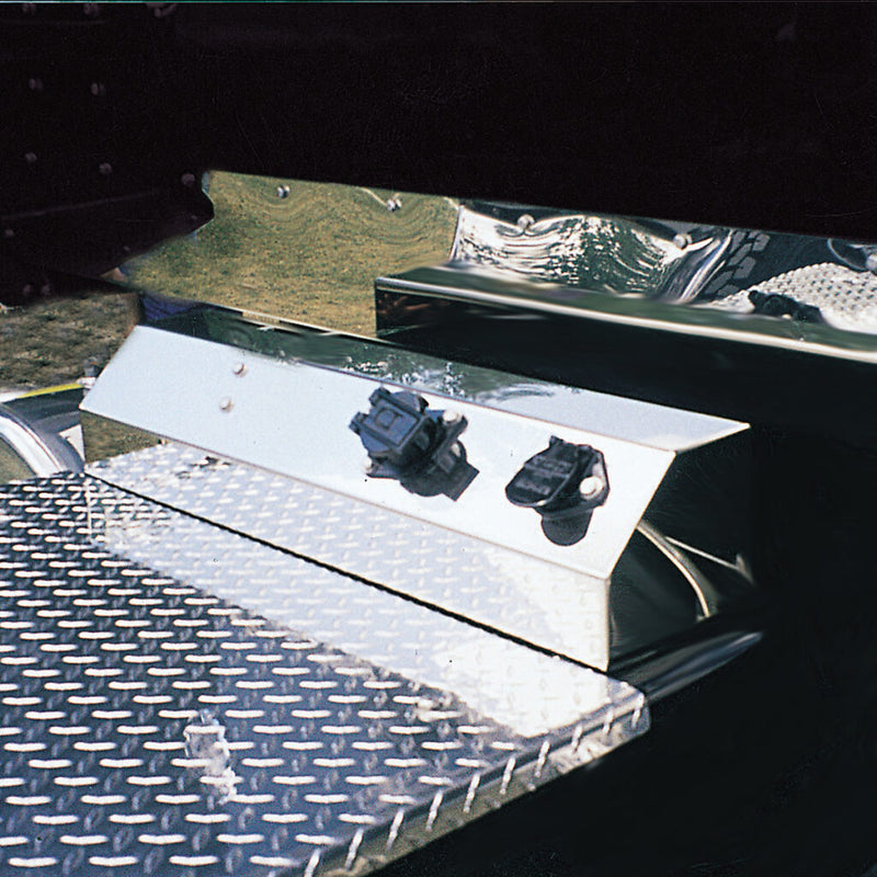 TP-1651 Peterbilt Trailer Service Airline Box - Closed Back AIR LINE BOX Light Gray