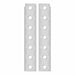 Light Gray Peterbilt 389 Premium Front Air Cleaner Light Bar with 14 Slotted Light Holes (FG2) (2010+) FRONT AIR CLEANER