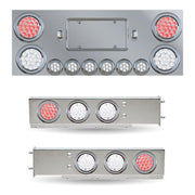 TRX-SPC32 Dual LED Mud Flap Hangers & Center Panel Rear Accessory Kit (3 3/4″ Bolt Spacing) REAR CENTER PANEL Gray
