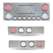 TRX-SPC33 Dual LED Mud Flap Hangers & Center Panel Rear Accessory Kit (2 1/2″ Bolt Spacing) REAR CENTER PANEL Gray