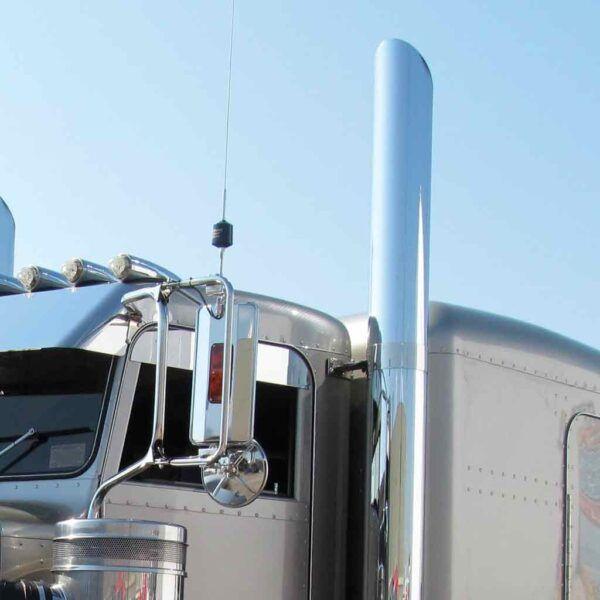 TSK10-M54T 54″ Mitered Top Stack – 10″ Diameter Light Steel Blue