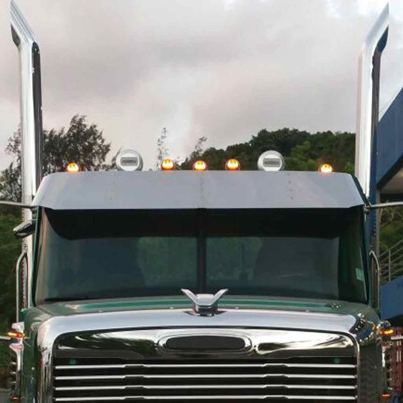TSUN-F24 14" Freightliner Columbia Day Cab Sunvisor (2001+) Freightliner Visor Dark Slate Gray