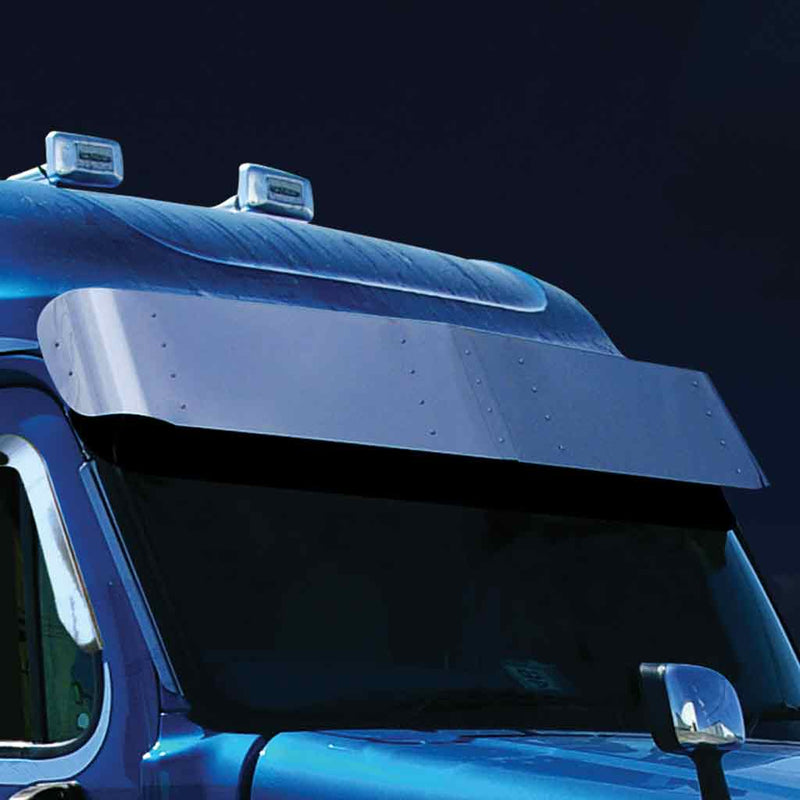 TSUN-F25 15 1/2" Cascadia Raised & Mid Roof Sunvisor (2008-2013) Freightliner Cascadia Sun visor Black