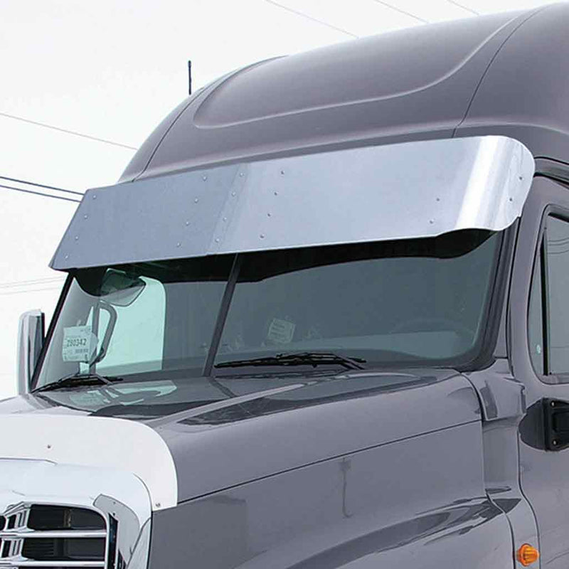 TSUN-F26 15 1/2" Freightliner Cascadia Day Cab Sunvisor (2008-2013) Freightliner Visor Light Slate Gray