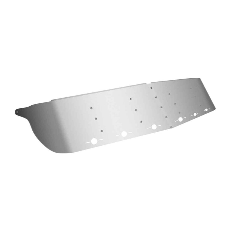 TSUN-K3 KW. 14″ Curved Glass Sun Visor (Pre-2007) – 6 x Slotted Holes VISOR Light Gray