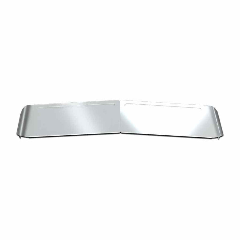 TSUN-K53 KW. 13″ Flat Glass Post-Mount Louvered Sun Visor VISOR Light Gray